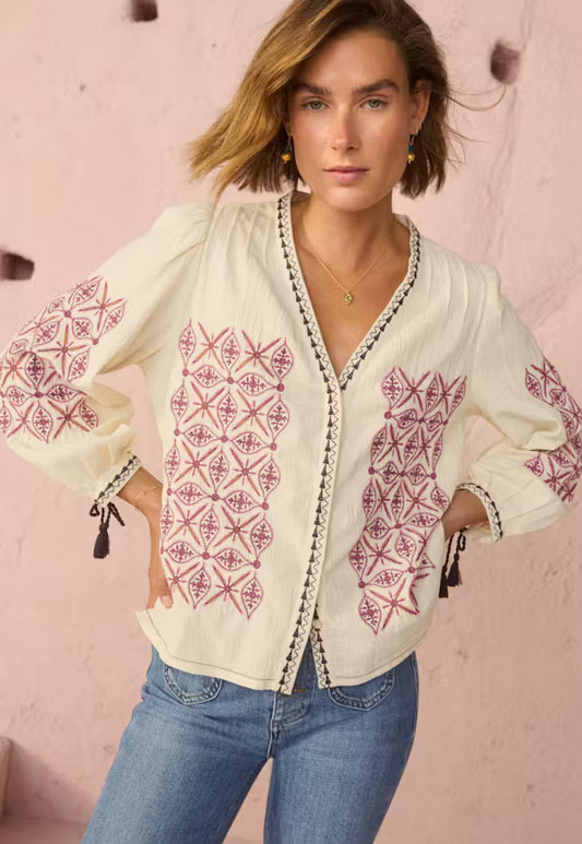 Eubanks-Embroidered blouse