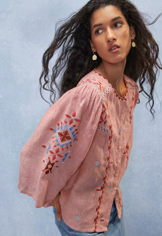 Eubanks-Embroidered blouse